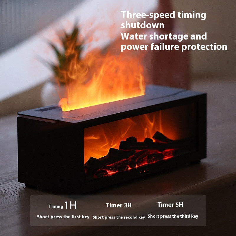 3D Flame Fireplace Diffuser Machine