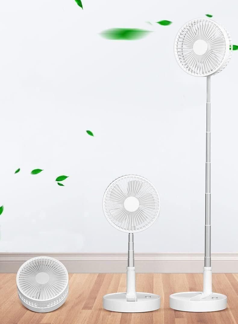 Height Adjustable & Rechargeable Standing Fan