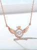 Angel Wings Chain & Pendant (Rose Gold)