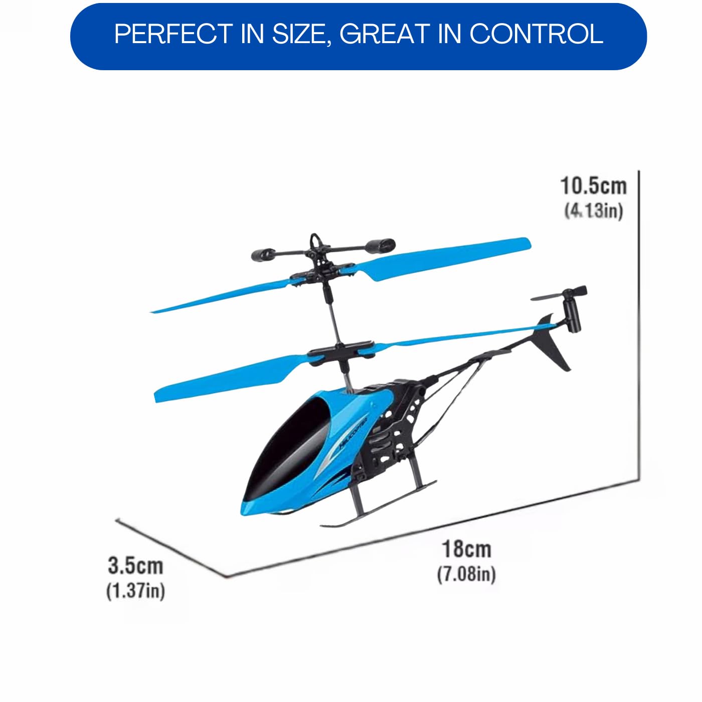 💪🚁 Unbreakable Flying Helicopter with Remote Control & Rechargeable 🚁💪