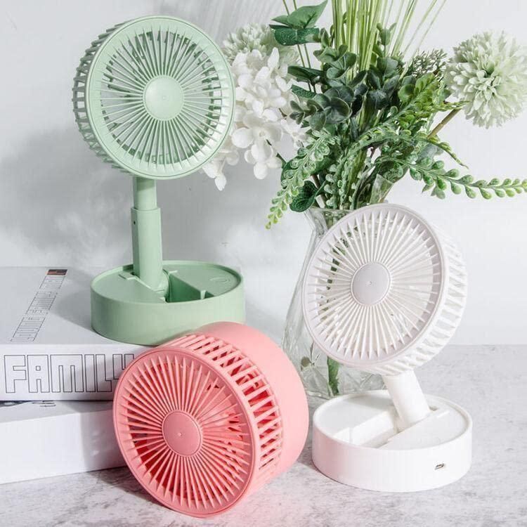Height Adjustable & Rechargeable Standing Fan