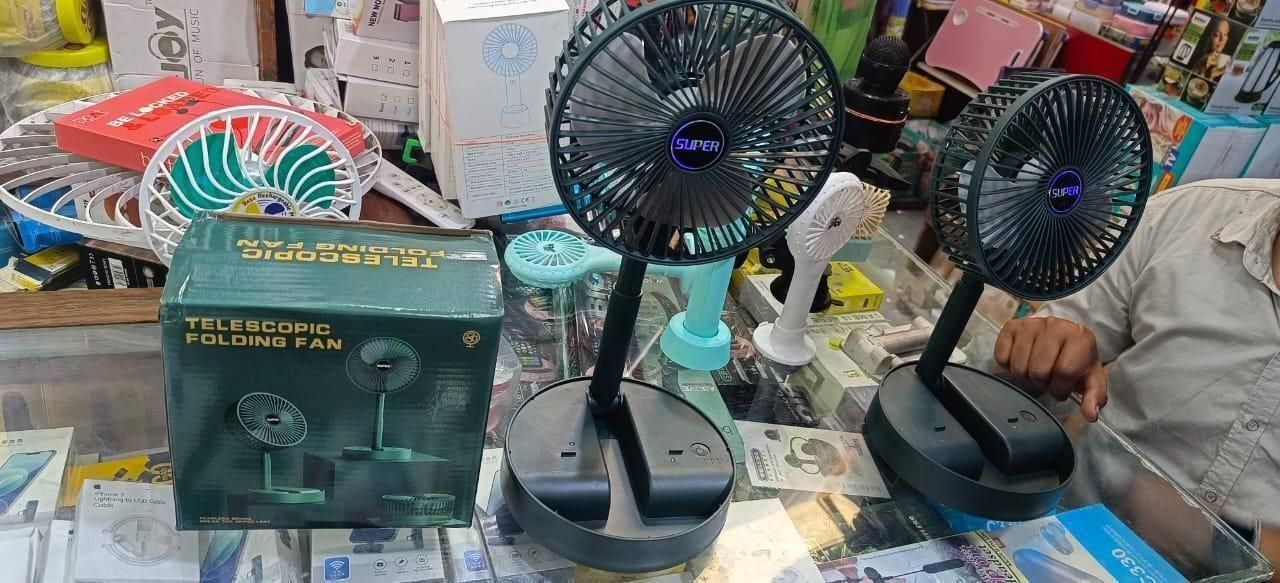 Height Adjustable & Rechargeable Standing Fan