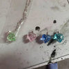 Crystal Heart Design Stone Chain & Pendant
