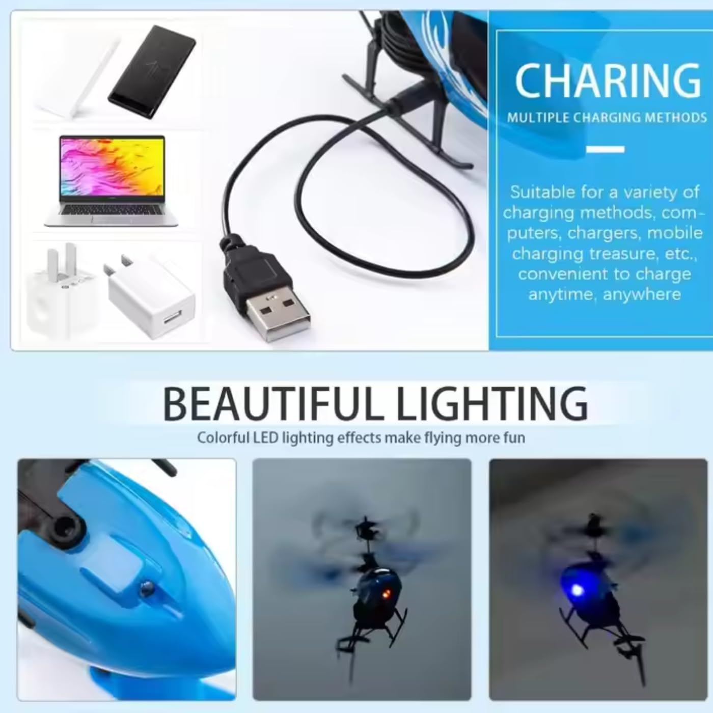 💪🚁 Unbreakable Flying Helicopter with Remote Control & Rechargeable 🚁💪