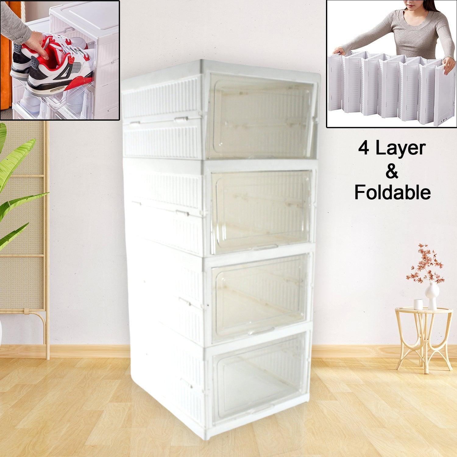 Foldable Shoe Rack Organizer