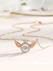 Angel Wings Chain & Pendant (Rose Gold)