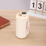 Smart Digital Thermal Stainless Steel Bottle with Portable Coffee Mug 450ml