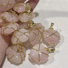 Crystal Heart Design Stone Chain & Pendant