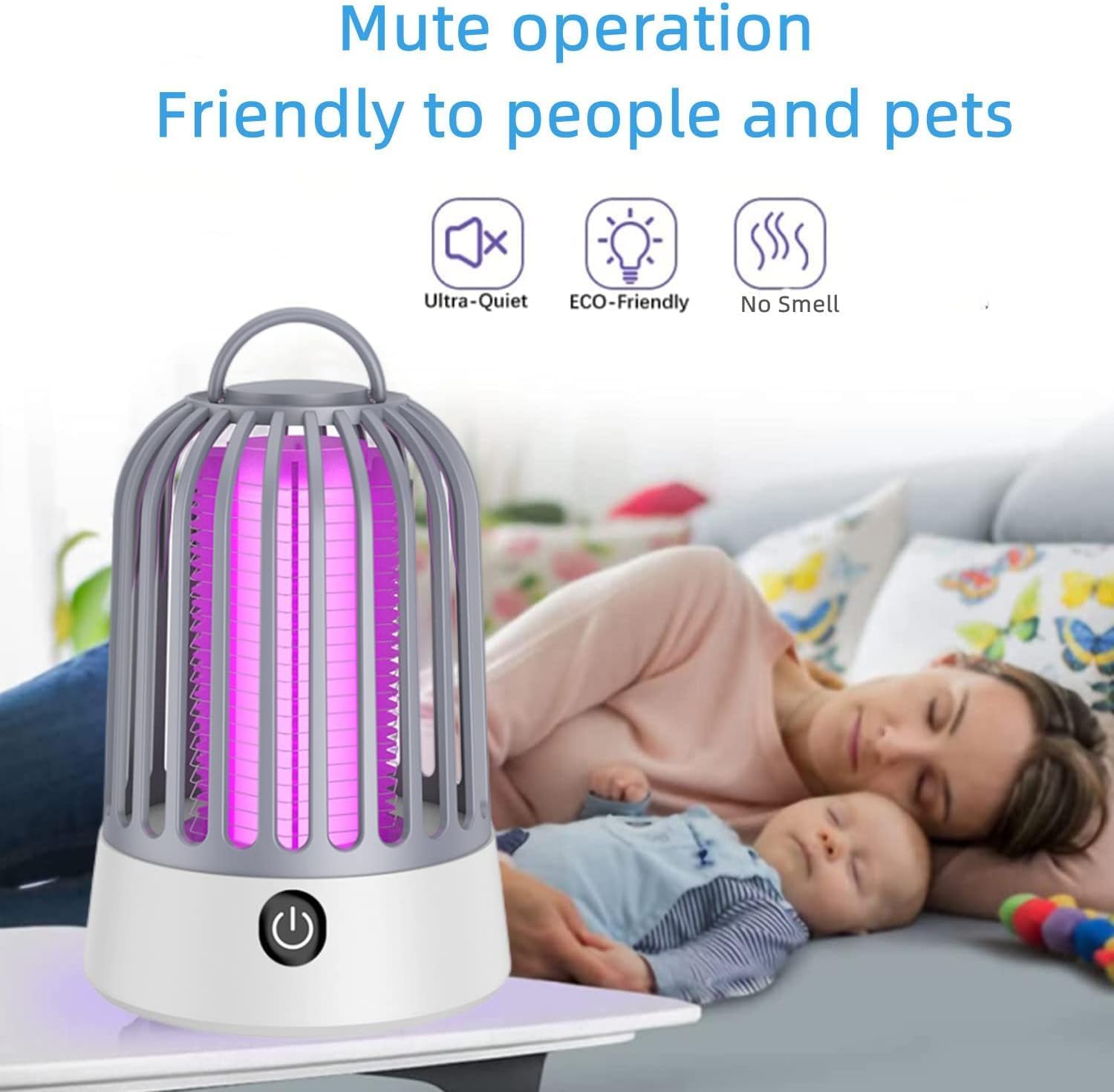 🦟🚫  USB Mosquito & Bugs Killer UV LED Lamp 🦟🚫