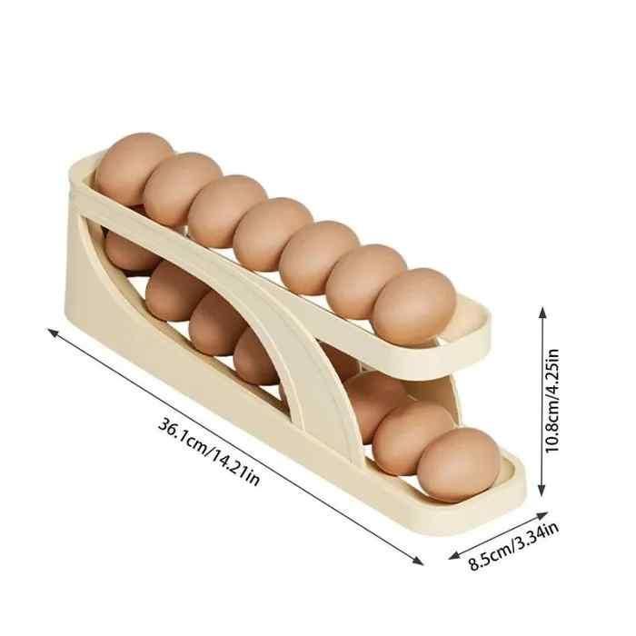 Rolling Egg Holder Container