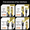 4-in-1 USB Type-C and Lightning Charging Cable