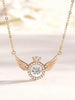 Angel Wings Chain & Pendant (Rose Gold)