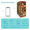 3D DIY Cottage Magic World Miniature Stereo Hand-Assembled Book Stand