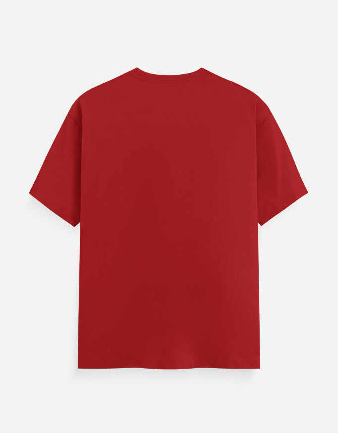 Plain Red Cotton T-Shirt