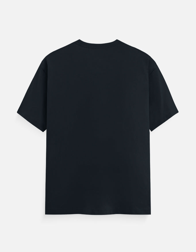 Plain Navy Blue Cotton T-Shirt