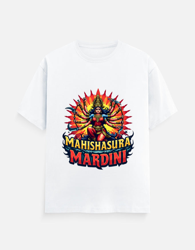 Maa Durga Printed Cotton T-Shirt