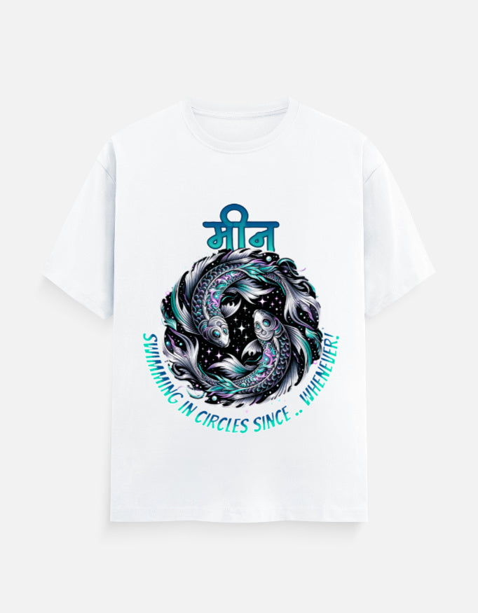 Pisces Zodiac Sign Cotton T-Shirt