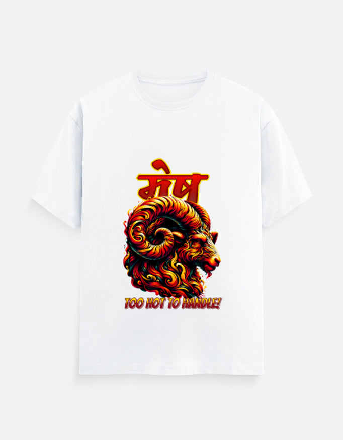 Aries Zodiac Sign Cotton T-Shirt