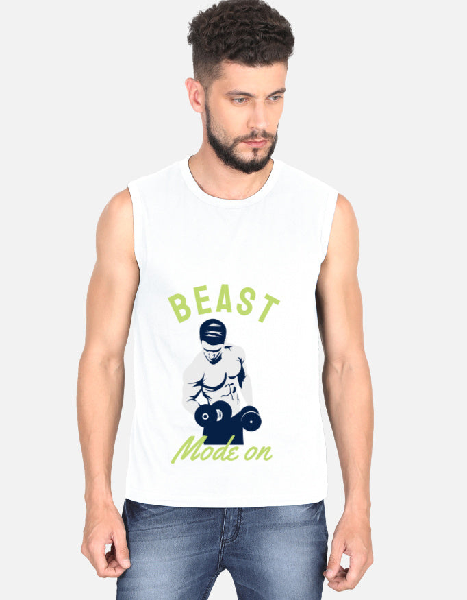 "Beast Mode" Men's Gym Cotton T-Shirt