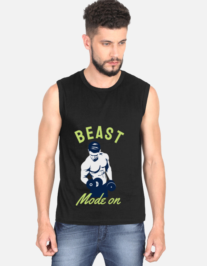 "Beast Mode" Men's Gym Cotton T-Shirt