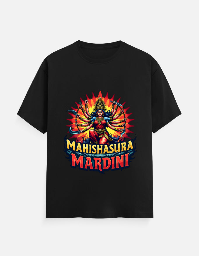 Maa Durga Printed Cotton T-Shirt