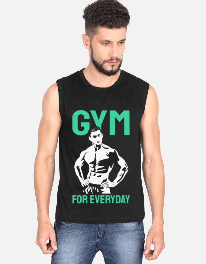"Gym Everyday" Men's Gym Cotton T-Shirt