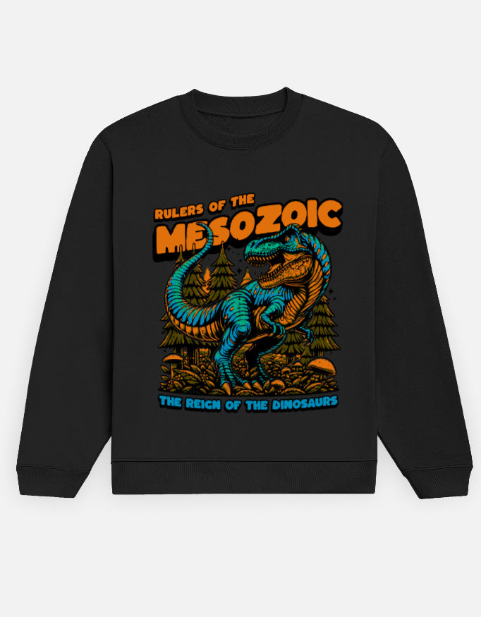 Rulers of the Mesozoic Printed Cotton Sweatshirt