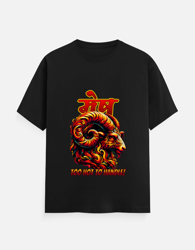 Aries Zodiac Sign Cotton T-Shirt