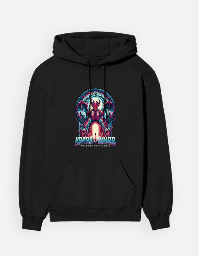 Narak Ka Dwar Printed Cotton Hoodie