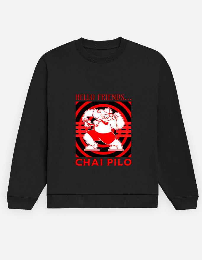 Chai Pilo Printed Cotton Sweatshirt