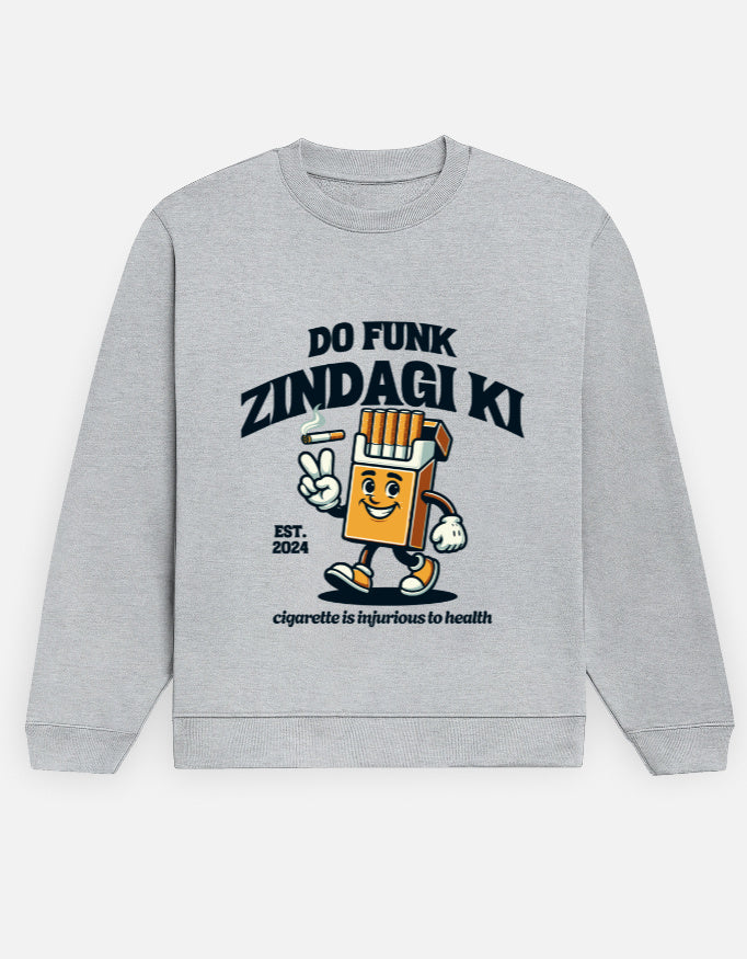 Do Funk Printed Cotton Sweatshirt