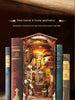 3D DIY Cottage Magic World Miniature Stereo Hand-Assembled Book Stand