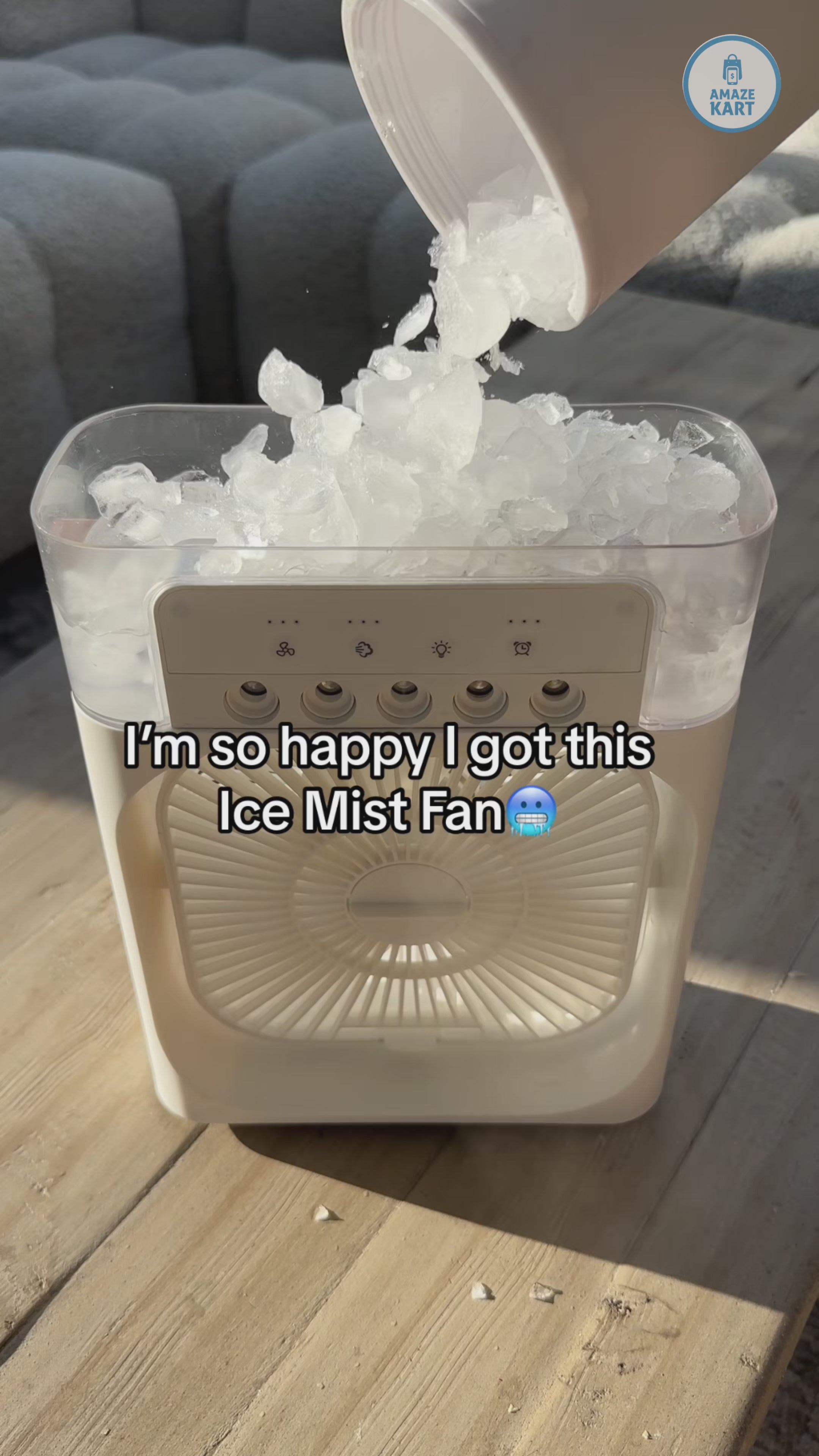 Multifunction Water Spray Mist Fan